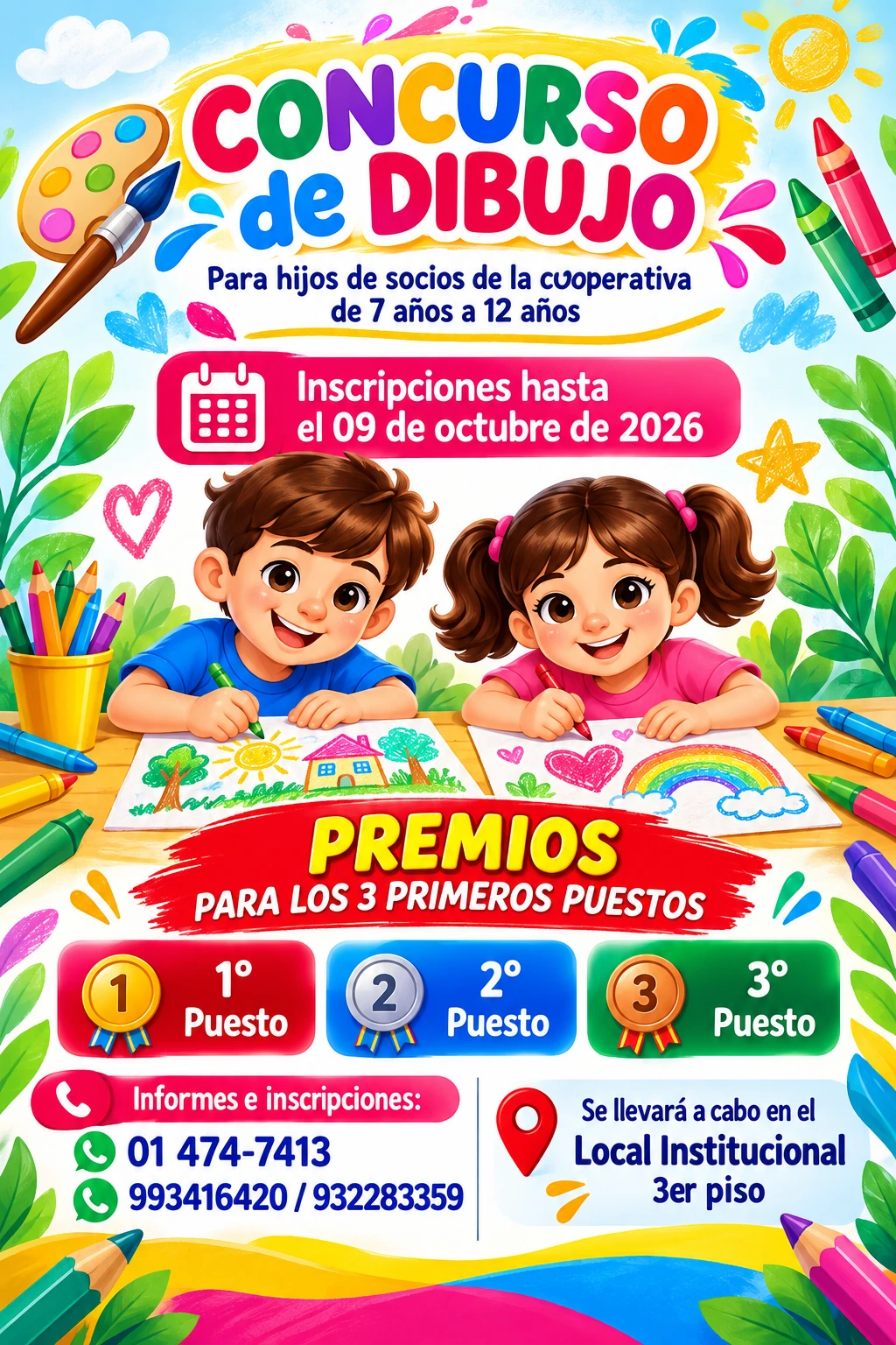 Concurso Infantil de Dibujo y Premios