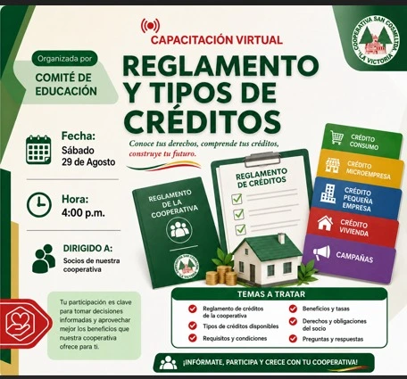 Reglamento y tipo de créditos