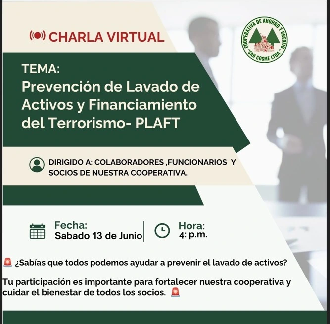 Prevención de Lavado de Activos y Financiamiento del Terrorismo-PLAFT